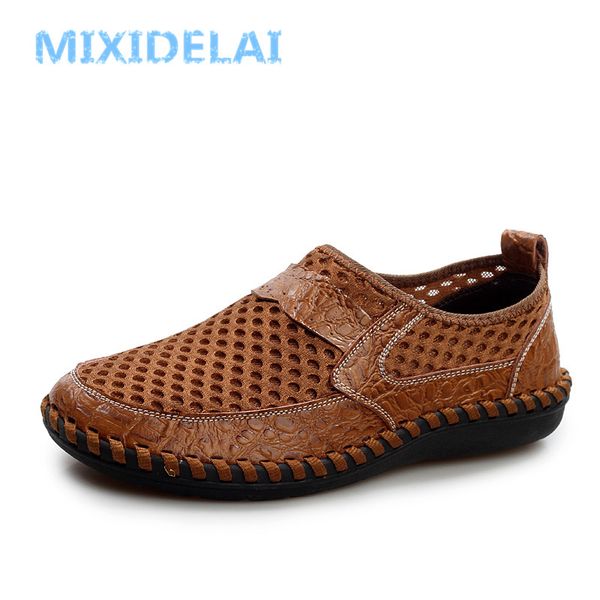 genuine leather summer breathable soft male mesh shoes for men walking casual quality light net footwear 2019, Black
genuine leather summer breathable soft male mesh shoes for men walking casual quality light net footwear 2019, Black