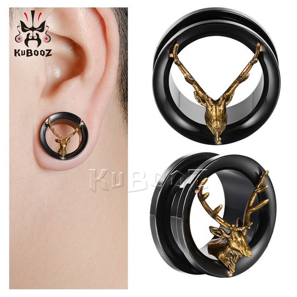 kubooz stainless steel deer head ear plugs tunnels body jewelry piercing earring gauges stretchers expanders wholesale 8-16mm 36pcs, Silver
kubooz stainless steel deer head ear plugs tunnels body jewelry piercing earring gauges stretchers expanders wholesale 8-16mm 36pcs, Silver