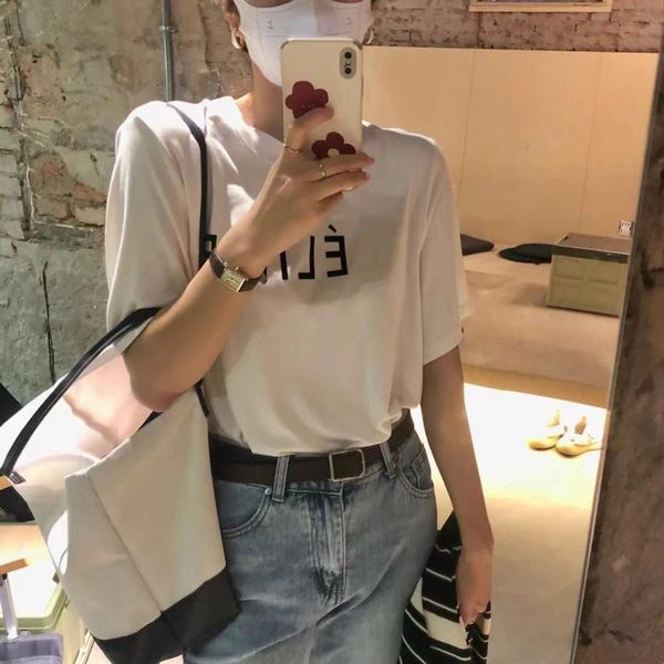 summer brand letter short sleeve ladies luxury cotton t-shirt cx220331, White
summer brand letter short sleeve ladies luxury cotton t-shirt cx220331, White