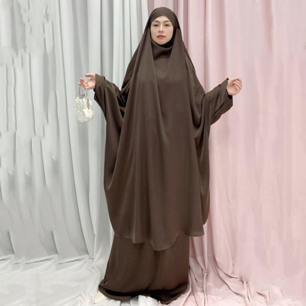 ramadan eid muslim sets two piece prayer garment nida abaya dress women jilbab long khimar robe kaftan niqab islam dubai clothes, Red
ramadan eid muslim sets two piece prayer garment nida abaya dress women jilbab long khimar robe kaftan niqab islam dubai clothes, Red