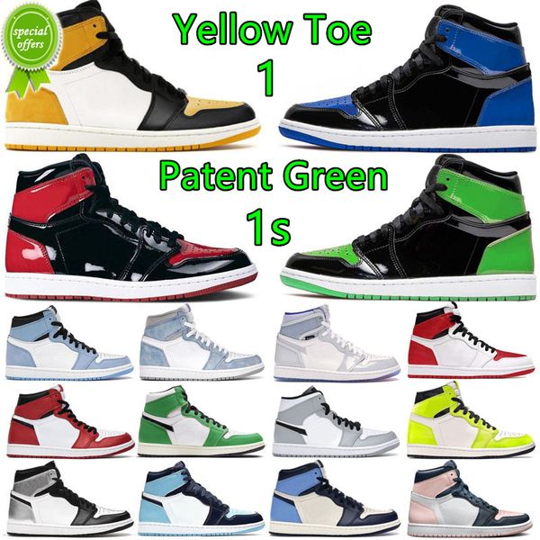 1 mens basketball shoes 1s patent green yellow toe royal bred university blue visionaire obsidian light smoke grey lucky green bio hack men, Black
1 mens basketball shoes 1s patent green yellow toe royal bred university blue visionaire obsidian light smoke grey lucky green bio hack men, Black