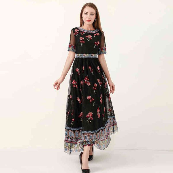 casual dresses women's dress in the early autumn of st century heavy industry mesh embroidery round neck waist closed large skirt, Black;gray
casual dresses women's dress in the early autumn of st century heavy industry mesh embroidery round neck waist closed large skirt, Black;gray