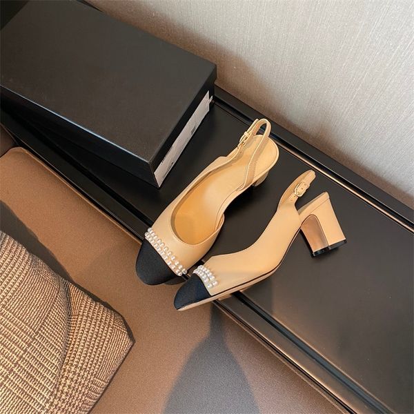 30% off 2022 slippers slingback women spring summer genuine leather sandals mixed color chunky single shoes shallow chaussure femme size 35-, Black
30% off 2022 slippers slingback women spring summer genuine leather sandals mixed color chunky single shoes shallow chaussure femme size 35-, Black