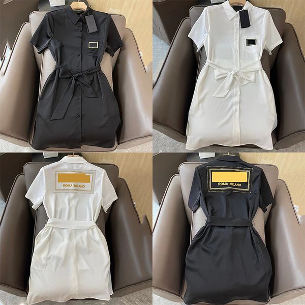 letter embroidery dresses latest joint name dress 2 colors short sleeve dress women waist belt skirts, Black;gray
letter embroidery dresses latest joint name dress 2 colors short sleeve dress women waist belt skirts, Black;gray