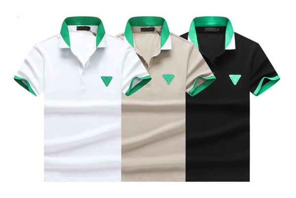 luxury brand mens designer polo t shirt summer fashion breathable short-sleeved lapel casual tm51, White;black
luxury brand mens designer polo t shirt summer fashion breathable short-sleeved lapel casual tm51, White;black
