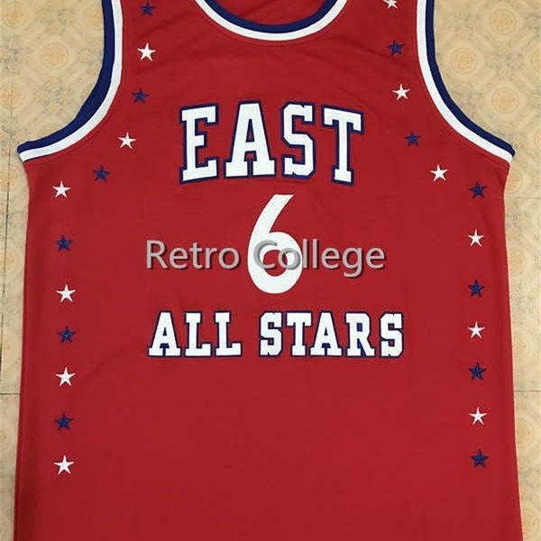 xflsp 6 julius erving 1972 all star red retro throwback stitched embroidery basketball jerseys customize any size number and player name, Black
xflsp 6 julius erving 1972 all star red retro throwback stitched embroidery basketball jerseys customize any size number and player name, Black