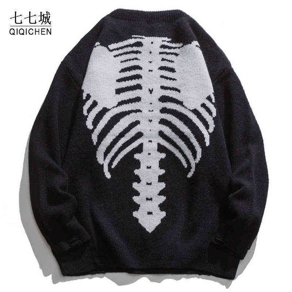 hip hop gebreide truien mannen skelet print harajuku straat rits ontwerp jumpers trui mode toevallige losse trui vrouwen t220730, White;black
hip hop gebreide truien mannen skelet print harajuku straat rits ontwerp jumpers trui mode toevallige losse trui vrouwen t220730, White;black