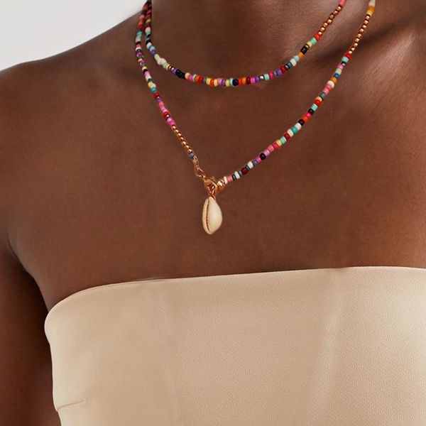 17km bohemian colorful bead shell necklace for women summer short beaded collar clavicle choker necklace female jewelry, Silver
17km bohemian colorful bead shell necklace for women summer short beaded collar clavicle choker necklace female jewelry, Silver