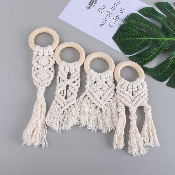 new diy handmade natural wooden crochet tassel baby infant kids teether teething ring gift toy wood ring teethers
new diy handmade natural wooden crochet tassel baby infant kids teether teething ring gift toy wood ring teethers