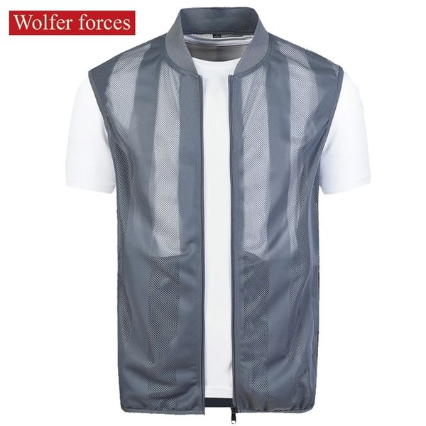 summer vest men s mesh loose skin clothes quick drying outdoor fishing shirt thin breathable sleeve less coat 220727, Black;brown
summer vest men s mesh loose skin clothes quick drying outdoor fishing shirt thin breathable sleeve less coat 220727, Black;brown