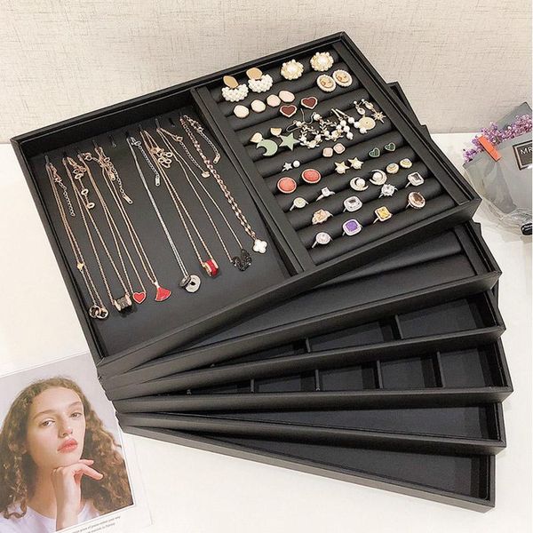 jewelry pouches, bags classic black pu leather disply jewellery organizer hairpin storage box necklace ring earring holder tray series, Pink;blue
jewelry pouches, bags classic black pu leather disply jewellery organizer hairpin storage box necklace ring earring holder tray series, Pink;blue