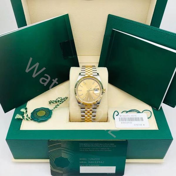 zp factory luxury watches ladies mens commemorative automatic mechanical cal.2823 watch m126233-0015 36mm 904l stainless steel double waterp, Slivery;brown
zp factory luxury watches ladies mens commemorative automatic mechanical cal.2823 watch m126233-0015 36mm 904l stainless steel double waterp, Slivery;brown