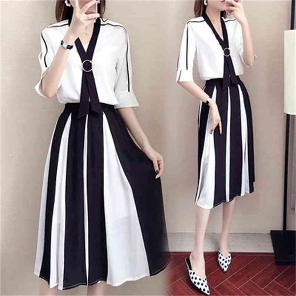 of two contrast amendment pieces and korean skirt femme female jupe sets clothes with skirts qqaa, White
of two contrast amendment pieces and korean skirt femme female jupe sets clothes with skirts qqaa, White