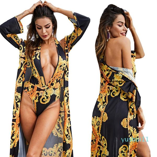 printing long sleeve cover up women s designer bathing suit two piece set one piece v neck swimsuit swimwear202s
printing long sleeve cover up women s designer bathing suit two piece set one piece v neck swimsuit swimwear202s