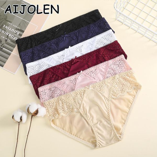 ice silk lace stitching briefs solid color ladies panties comfortable breathable and supple low-rise underwear, Black;pink
ice silk lace stitching briefs solid color ladies panties comfortable breathable and supple low-rise underwear, Black;pink