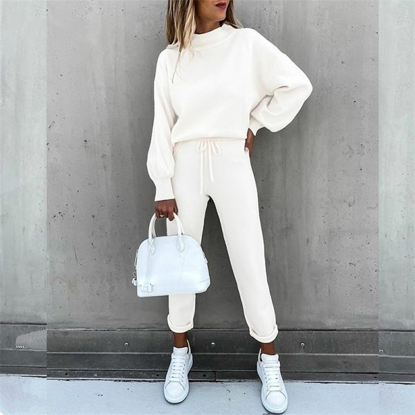 autumn solid casual tracksuit women sports 2 pieces set 2020 casual long sleeve drawstring & pants outfits oversized suit lj201120, White
autumn solid casual tracksuit women sports 2 pieces set 2020 casual long sleeve drawstring & pants outfits oversized suit lj201120, White