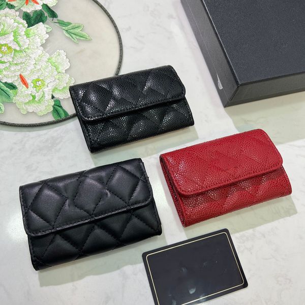 women designers luxury purse cluth wallet classic passport card holder cheque book genuine leather holders original box caviar size 10cm, Red;black
women designers luxury purse cluth wallet classic passport card holder cheque book genuine leather holders original box caviar size 10cm, Red;black