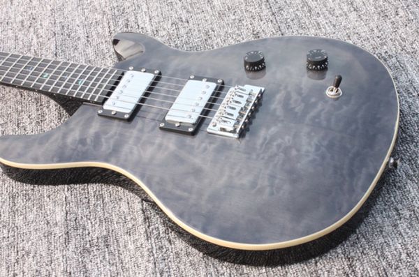 neck through body grey prs electric guitar a flame maple number of frets 24 inlays birds chrome hardware
neck through body grey prs electric guitar a flame maple number of frets 24 inlays birds chrome hardware