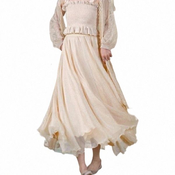 women summer high waist elegant solid a-line skirt casual clothes falda jupe femme saia midi skirts quality y893 d5jx#, Black