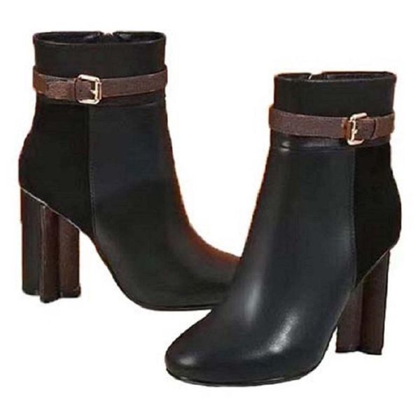 classics exquisite leather designer booties platform shoes women boots high heels and genuine outdoors fashion boot martin bootie 291z, Black
classics exquisite leather designer booties platform shoes women boots high heels and genuine outdoors fashion boot martin bootie 291z, Black