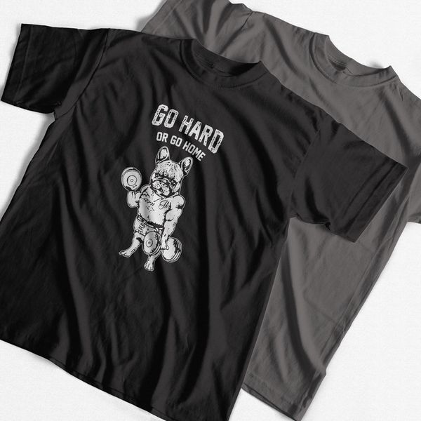 coolmind pu0118a 100% cotton go hard or go home french bulldog print men t shirt casual oneck men tshirt summer cool tshirt 220608, White;black
coolmind pu0118a 100% cotton go hard or go home french bulldog print men t shirt casual oneck men tshirt summer cool tshirt 220608, White;black