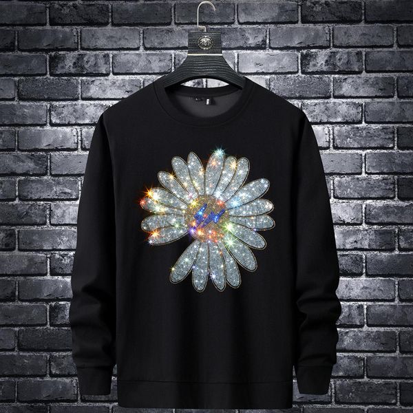men's hoodies & sweatshirts designer european goods spring and autumn new lovers wear men's diamond sweater long sleeve little dai, Black
men's hoodies & sweatshirts designer european goods spring and autumn new lovers wear men's diamond sweater long sleeve little dai, Black