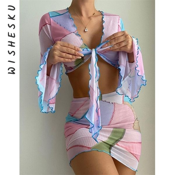beach style mesh dress set women holiday casual see through 2 two pieces sets flare sleeve crop bodycon mini skirt 220510, White
beach style mesh dress set women holiday casual see through 2 two pieces sets flare sleeve crop bodycon mini skirt 220510, White