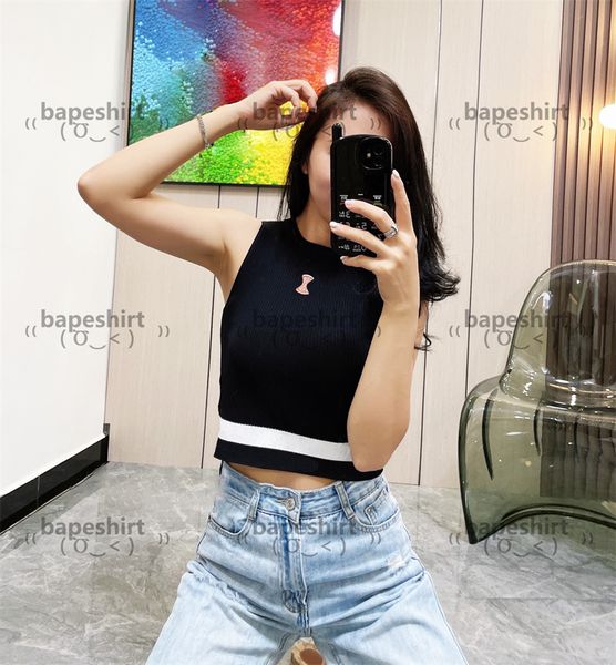 stripes knit camisoles hipster women's designer tanks outdoor swim yoga sports home goddess luxury vests, Black;white
stripes knit camisoles hipster women's designer tanks outdoor swim yoga sports home goddess luxury vests, Black;white