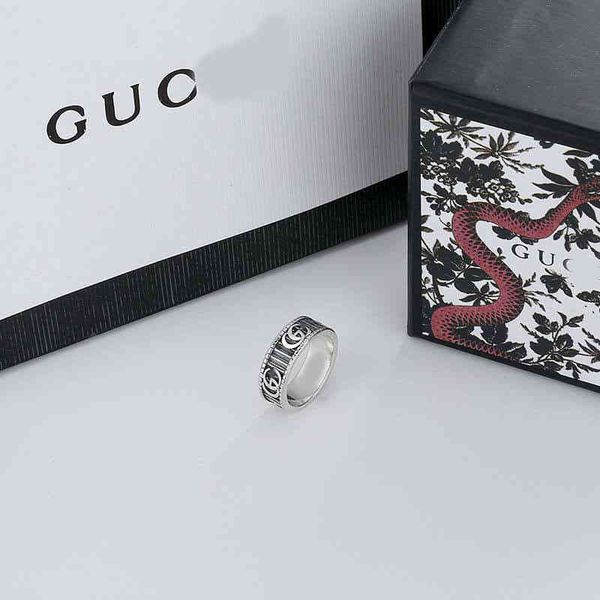 2022 factory wholesale new double g gear stripe couple's pair ring b1kt chdt vw8c, Silver
2022 factory wholesale new double g gear stripe couple's pair ring b1kt chdt vw8c, Silver