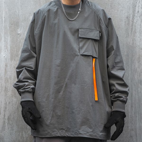 spring new style tooling function wind small ribbon hoodie men loose casual pullover long sleeve gray blacxk jacket women men, Black
spring new style tooling function wind small ribbon hoodie men loose casual pullover long sleeve gray blacxk jacket women men, Black
