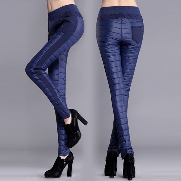 winter doublesided down cotton trousers thicker women wear highwaist pencil pants windproof warm winter trousers y200113, Black;white
winter doublesided down cotton trousers thicker women wear highwaist pencil pants windproof warm winter trousers y200113, Black;white