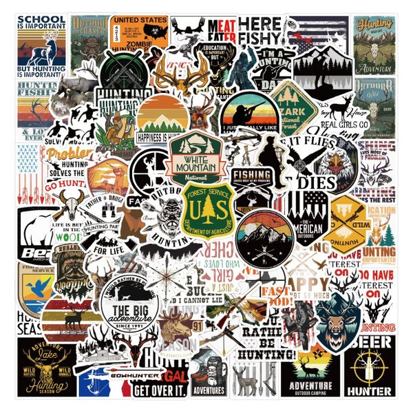 50pcs forest go hunting stickers outdoor camping decals sticker on car backpack motorcycle water bottle lapskateboard
50pcs forest go hunting stickers outdoor camping decals sticker on car backpack motorcycle water bottle lapskateboard