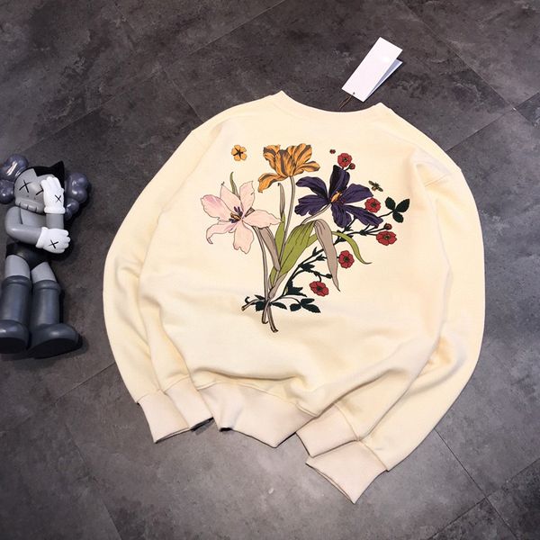 21fw new flowers printed crewneck sweatshirt fashion solid high-end classic pullover casual street spring autumn sweater men women couples, Black
21fw new flowers printed crewneck sweatshirt fashion solid high-end classic pullover casual street spring autumn sweater men women couples, Black