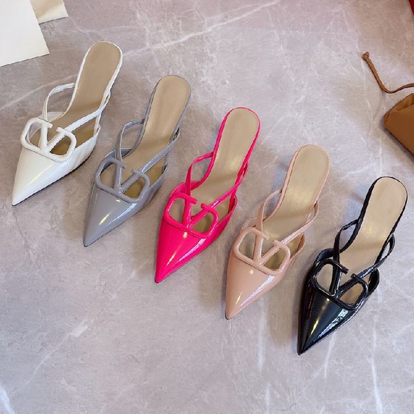 rivet pointed toe sandals slippers for women fashion muller shoes new thin heels outdoor ladies genuine leather slipper, Black
rivet pointed toe sandals slippers for women fashion muller shoes new thin heels outdoor ladies genuine leather slipper, Black