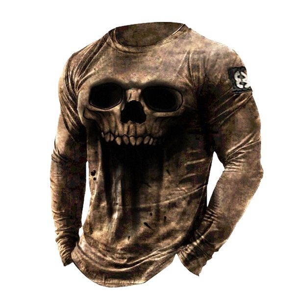 men's t shirt 3d print graphic prints skull vintage crew neck daily holiday print long sleeve casual designer big and tall brown o7xi#, White;black
men's t shirt 3d print graphic prints skull vintage crew neck daily holiday print long sleeve casual designer big and tall brown o7xi#, White;black