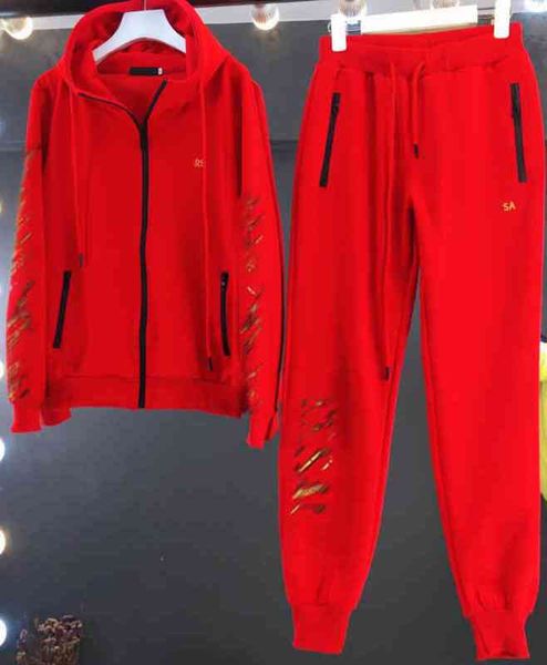 womens two piece pants stylish letter logo print zip cardigan jacket with red casual trousers 2 piece sets luxury designer tracksuits 0912, White
womens two piece pants stylish letter logo print zip cardigan jacket with red casual trousers 2 piece sets luxury designer tracksuits 0912, White