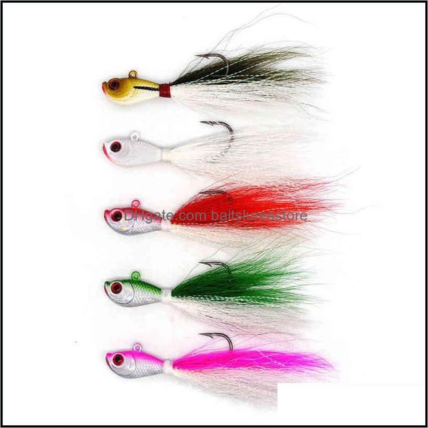 baits lures fishing sports outdoors 5 piece random mix color 7g /15g /28g /56g bucktail jigs 3d eyes luminous saltwater big game bass lure
baits lures fishing sports outdoors 5 piece random mix color 7g /15g /28g /56g bucktail jigs 3d eyes luminous saltwater big game bass lure
