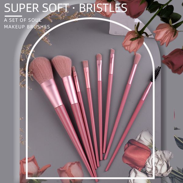8pcs makeup brushes tool set cosmetic powder eye shadow foundation blush blending super soft beauty make up brush 220722
8pcs makeup brushes tool set cosmetic powder eye shadow foundation blush blending super soft beauty make up brush 220722