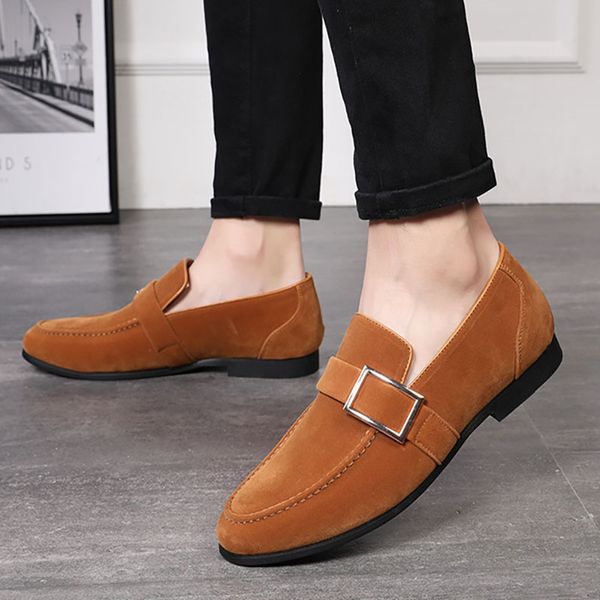 luxury designer new pointed suede belt buckle oxford shoes for mens formal wedding prom dress homecoming sapatos tenis masculino, Black
luxury designer new pointed suede belt buckle oxford shoes for mens formal wedding prom dress homecoming sapatos tenis masculino, Black