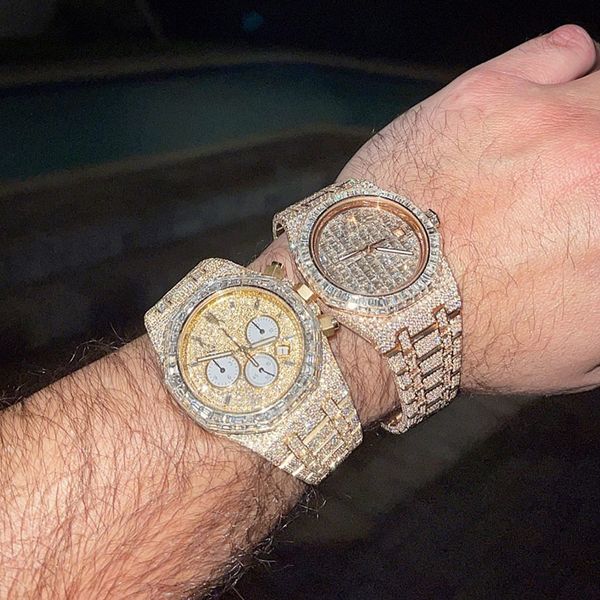 luxury mens watches 4130 movement watches for men 3255 montre de luxe watch mosang stone moissanite diamond watchs wristwatch mechanical aut, Slivery;brown
luxury mens watches 4130 movement watches for men 3255 montre de luxe watch mosang stone moissanite diamond watchs wristwatch mechanical aut, Slivery;brown