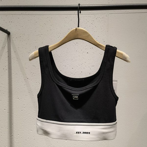 women's tanks vest sleeveless camis knits 22ss fashion tank tees short style slim zipper summer casual women tank clothing xs-l female, White
women's tanks vest sleeveless camis knits 22ss fashion tank tees short style slim zipper summer casual women tank clothing xs-l female, White
