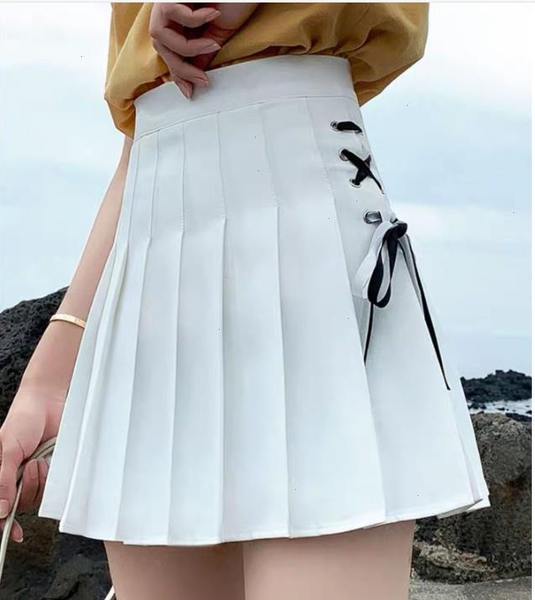 summer dress female pleated skirt solid color tie college style short a-line mini safety lining high waist small fresh, Black
summer dress female pleated skirt solid color tie college style short a-line mini safety lining high waist small fresh, Black