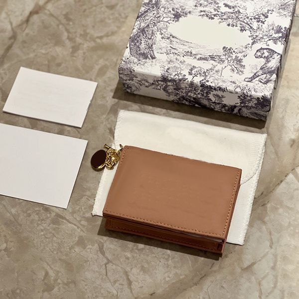 2022 new fashion card holders lingge woman mini wallet designer pure color genuine leather pebble texture luxury wallet with box, Brown;gray
2022 new fashion card holders lingge woman mini wallet designer pure color genuine leather pebble texture luxury wallet with box, Brown;gray