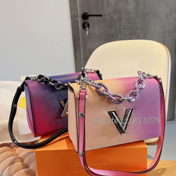 womens luxury bag multicoulor white water ripple leather letter twist lock designer bags women chain purse in tie dye color lady shoulder cr
womens luxury bag multicoulor white water ripple leather letter twist lock designer bags women chain purse in tie dye color lady shoulder cr