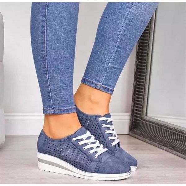 green women shoes fashion breathable platform wedge sneakers plus size casual woman zapatos de mujer 220810, Black;white
green women shoes fashion breathable platform wedge sneakers plus size casual woman zapatos de mujer 220810, Black;white