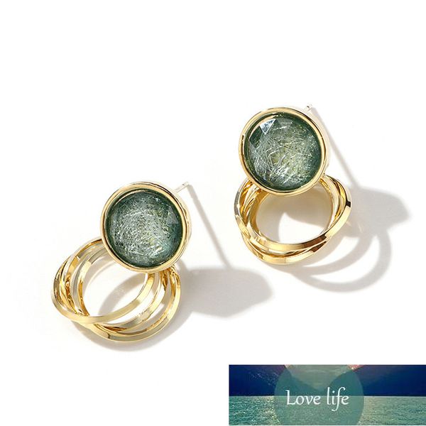 korean vintage green hong kong style elegant wild earrings new cat's eye earrings personalized stud for women wholesale, Golden;silver
korean vintage green hong kong style elegant wild earrings new cat's eye earrings personalized stud for women wholesale, Golden;silver