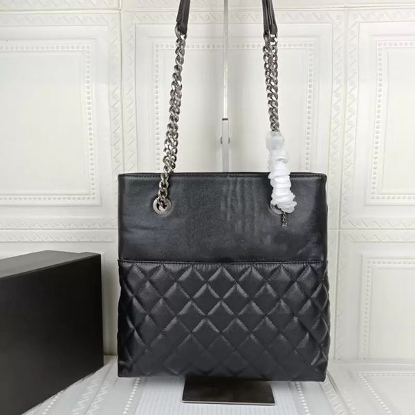 22ss f/w ladies vintage classical shopping bags caviar leather calfskin aged silver hardware chain shoulder purse luxury designer outdoor to
22ss f/w ladies vintage classical shopping bags caviar leather calfskin aged silver hardware chain shoulder purse luxury designer outdoor to