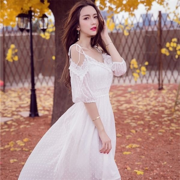 explosions leisure casual print embroidery matching dresses women summer casual dress t200113, White;black