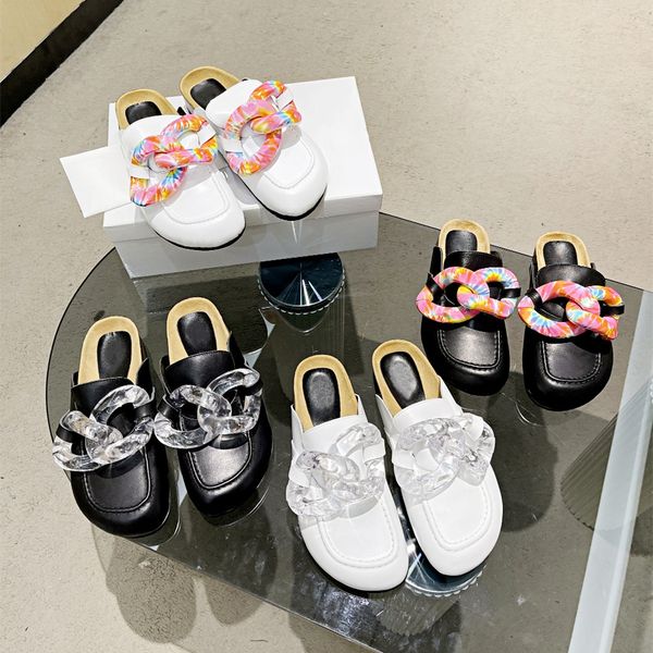 stylish designer women half slippers classic black white leather exquisite buckle thick soled home leisure slipper platform shoes scuffs sum
stylish designer women half slippers classic black white leather exquisite buckle thick soled home leisure slipper platform shoes scuffs sum