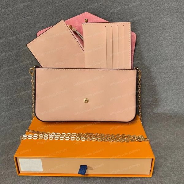 fashion bags designer handbags shoulder bag 3 pcs/set accessories women crossbody purse messenger lady credit cards id holder leather chain
fashion bags designer handbags shoulder bag 3 pcs/set accessories women crossbody purse messenger lady credit cards id holder leather chain